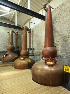 Brush up on your Woodford Reserve knowledge. Woodford Reserve, unlike the majority of American whiskeys, uses old fashioned copper-pot stills 