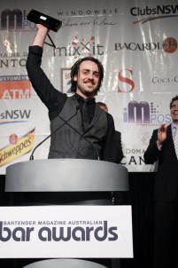 Chris Hysted - 2009 Australian Bartender magazine Bartender of the Year