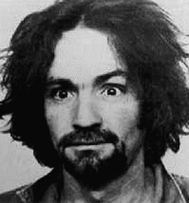 Serial KIller Charles Manson feature's on Tatlers promotional material 