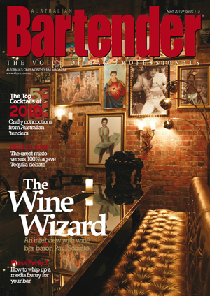 Australia's only monthly mag dedicated to the bar biz! 