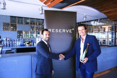 Reserve's Nick Mills and Bartender magazine's David Spanton