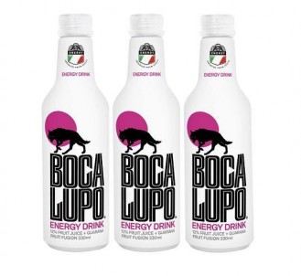 The new Italian energy drink Boca Lupo