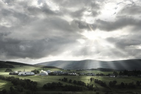 Image of Glenlivet distillery, Scotland.