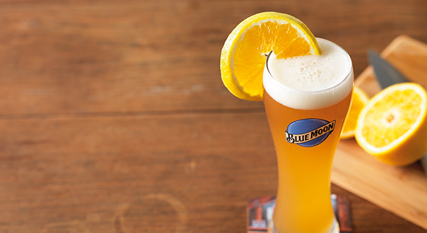 blue moon beer orange