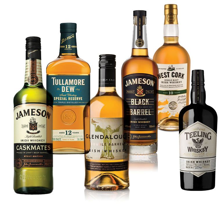 irish whiskey bottlings