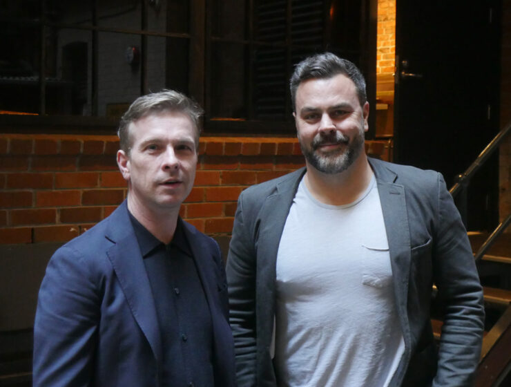 Mike Enright (left) and Julian Train, are set to open new Sydney bar The Duke of Clarence.