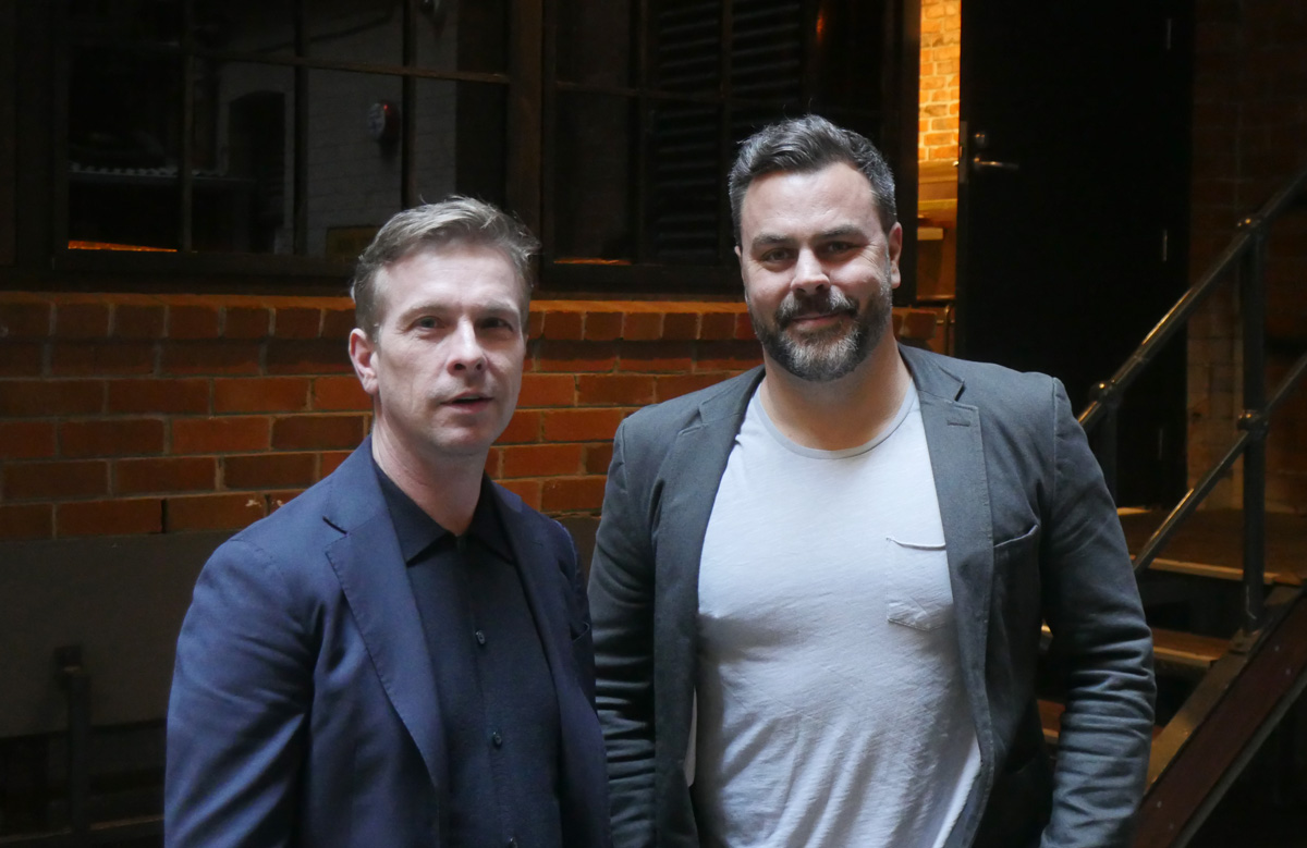 Mike Enright (left) and Julian Train, are set to open new Sydney bar The Duke of Clarence.