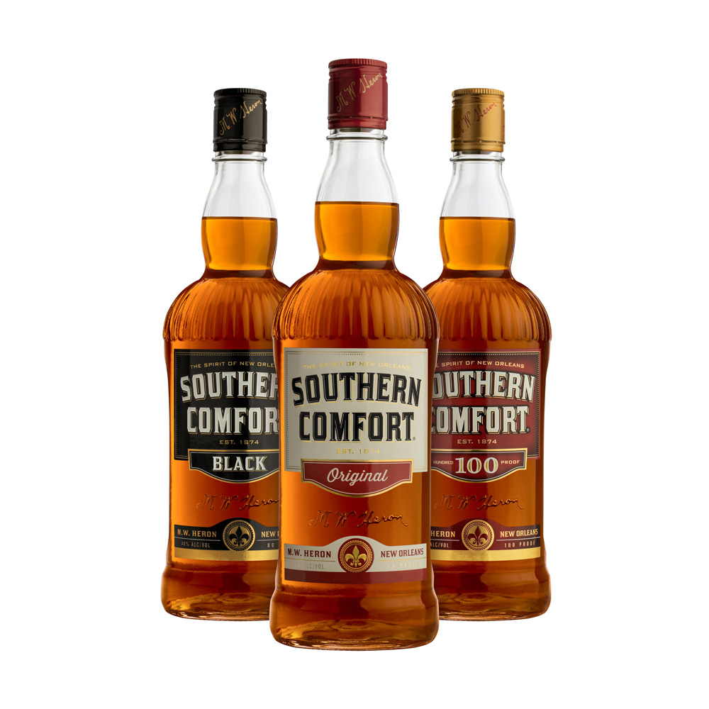 Whiskey Returns To The Mix For Southern Comfort Plus A New Whiskey   SOCO PortfolioBottlesBlackOnWhite 