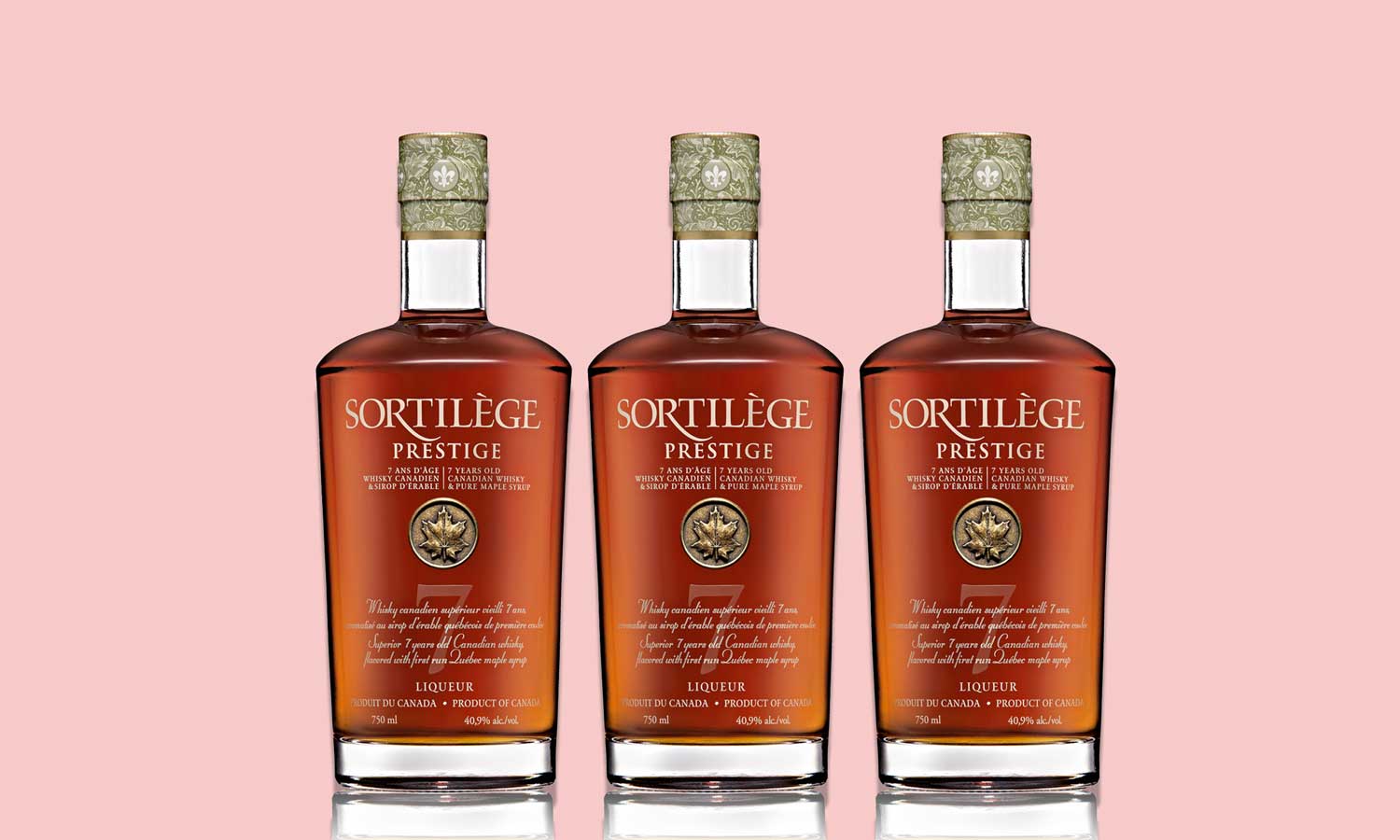 Sortilège Prestige, Liqueur de whisky à l'érable 40.9°, Québec - 75 cl