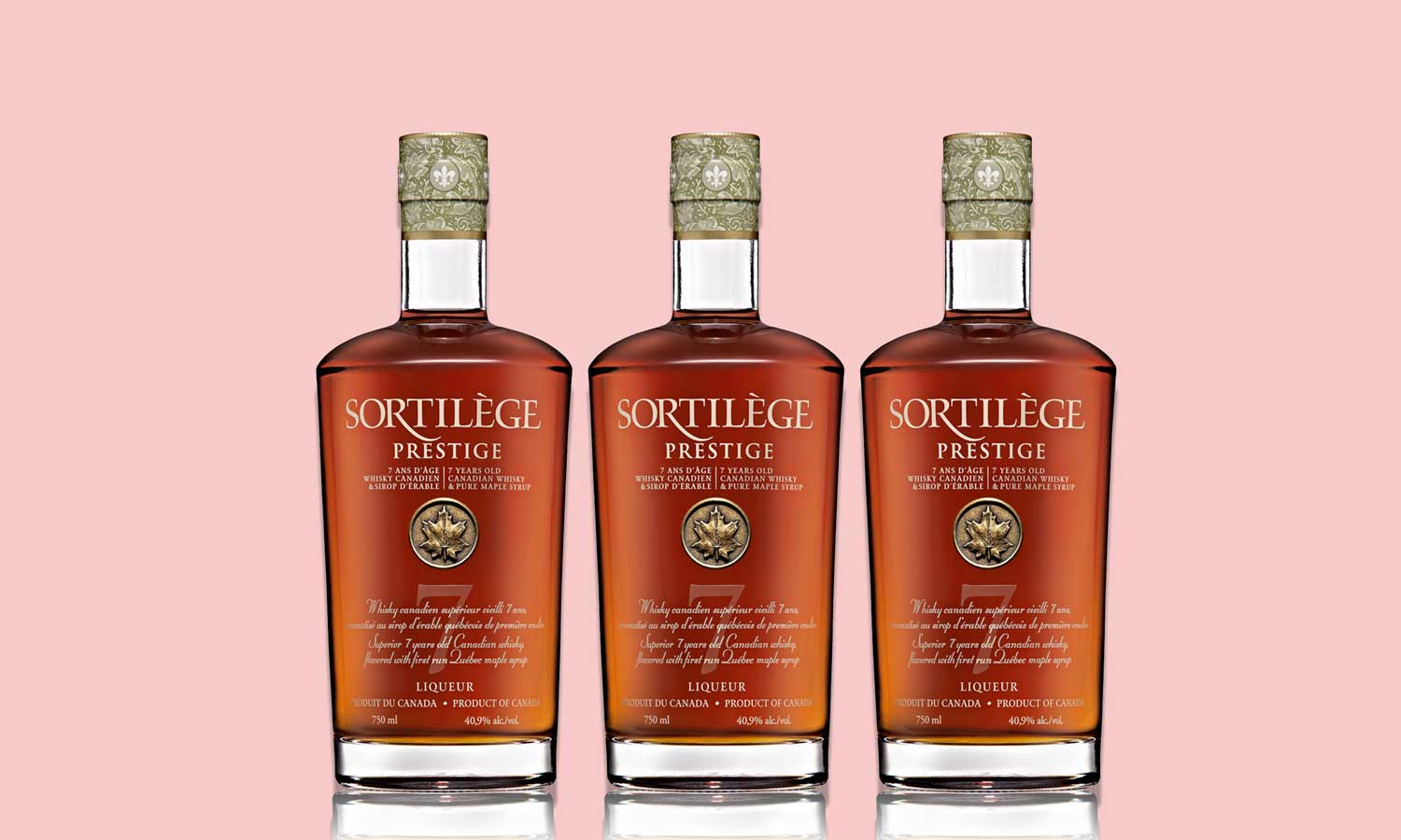 Sortilège Prestige Liqueur de Whisky Canadien de 7 ans et de Sirop