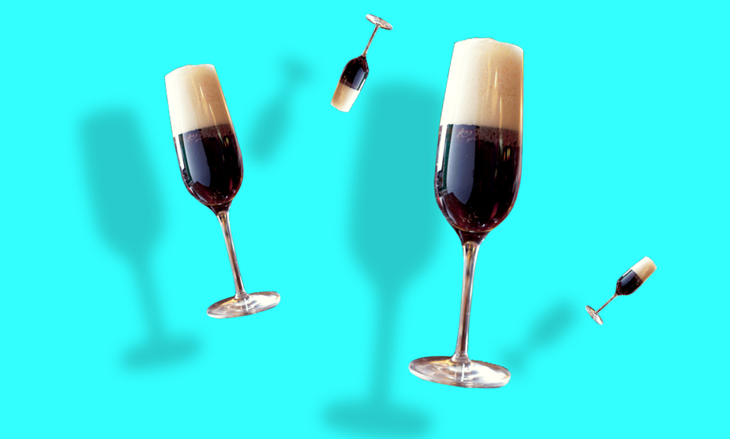 Black Velvet Beer and Champagne Cocktail Recipe