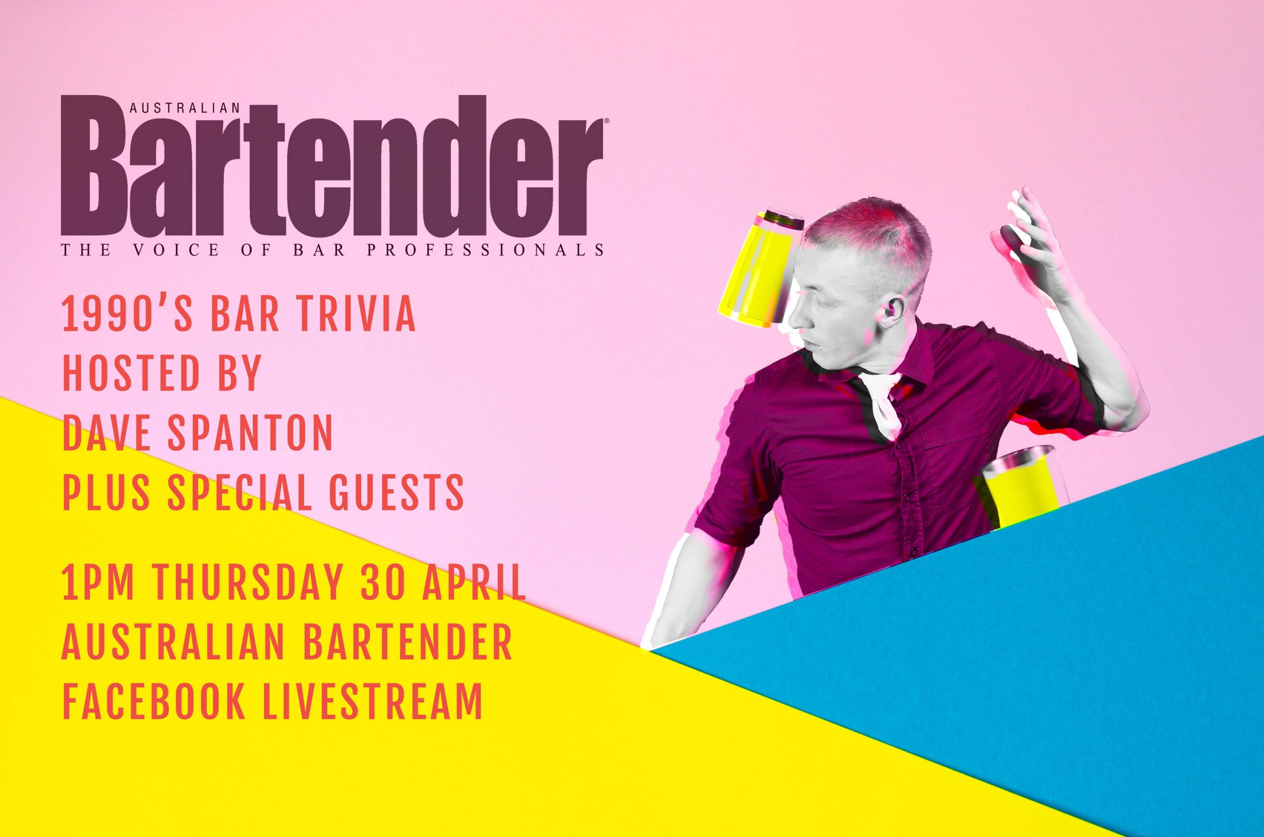 We Re Going Live With A 1990s Bar Trivia Quiz On Facebook At 1pm Aest Thursday Australianbartender Com Au