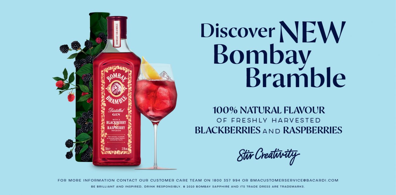 The new Bombay Bramble is here and it's packed full or real raspberries and blackberries